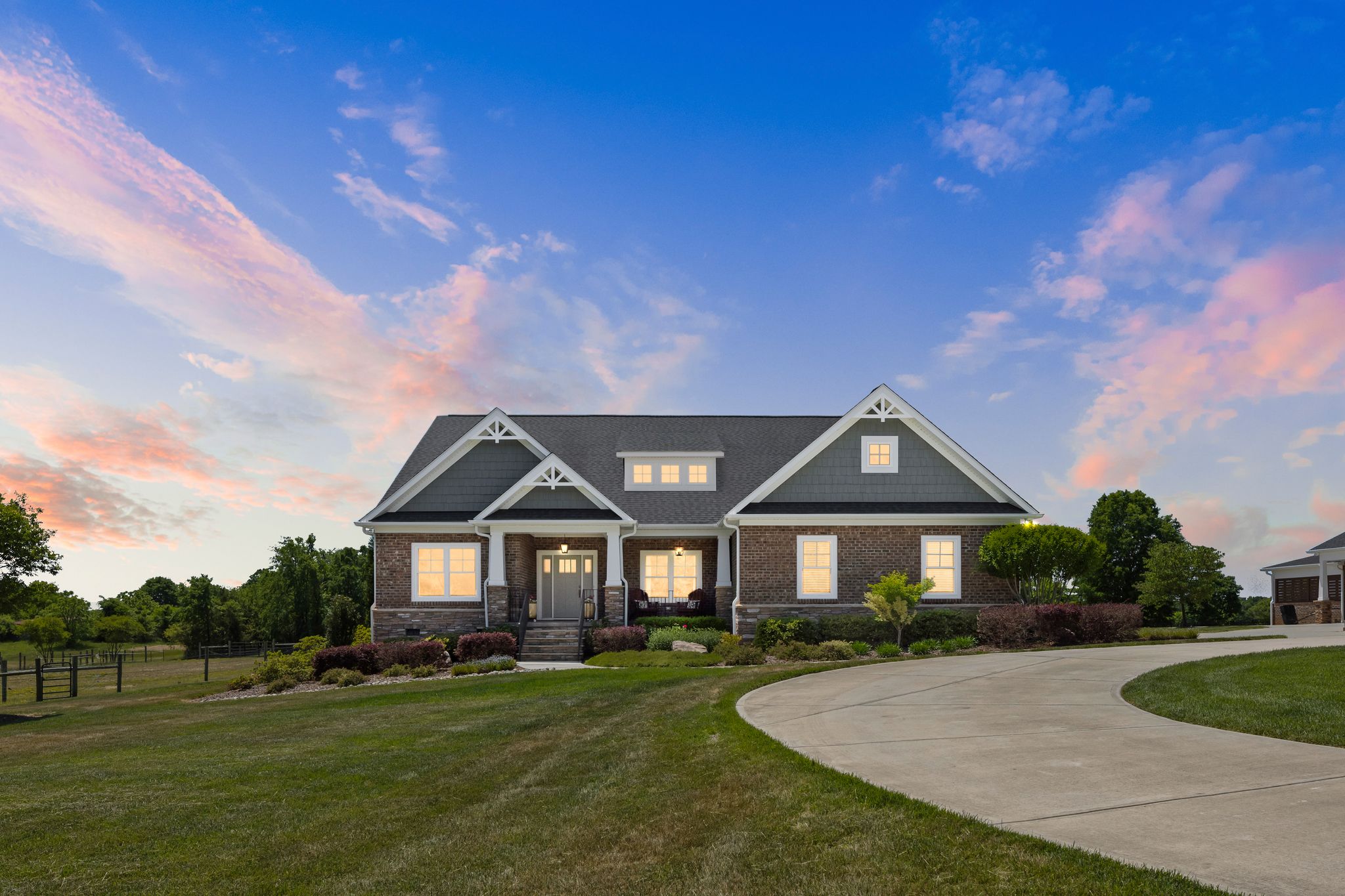 105 George Watkins Trail at twilight